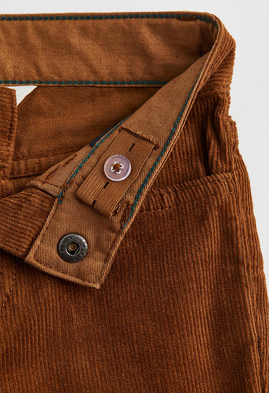 H&M - Slim fit corduroy trousers - brown