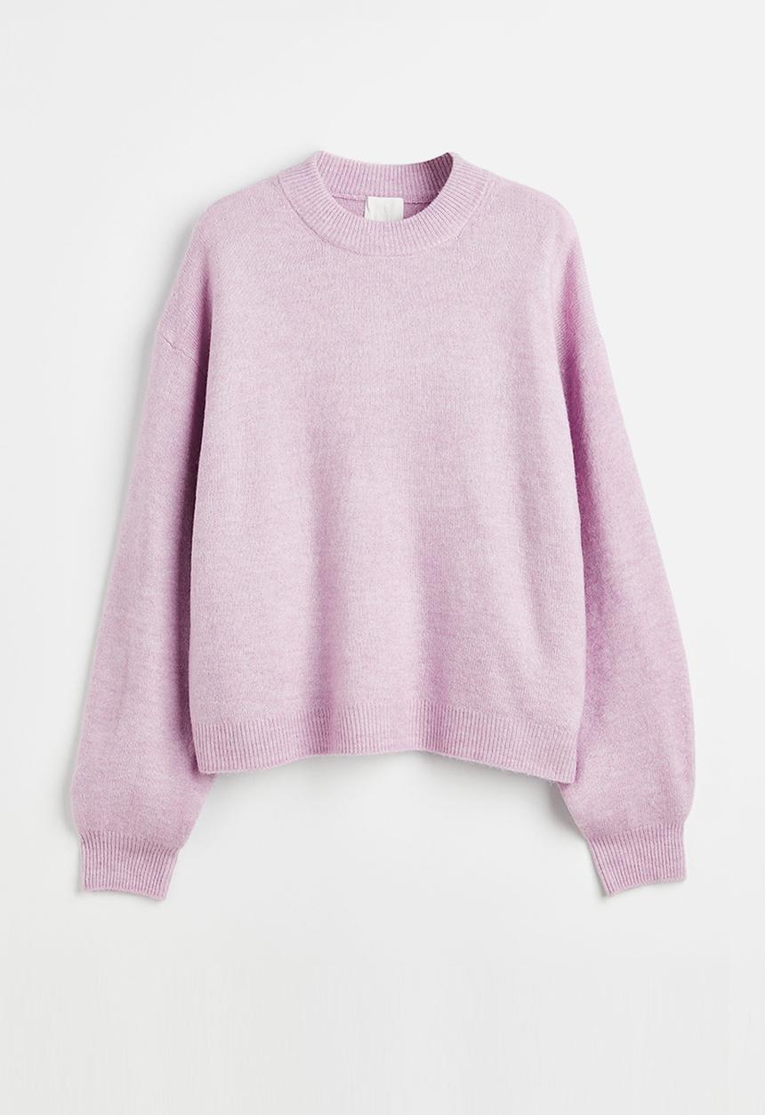 H&M - Knitted jumper - light purple
