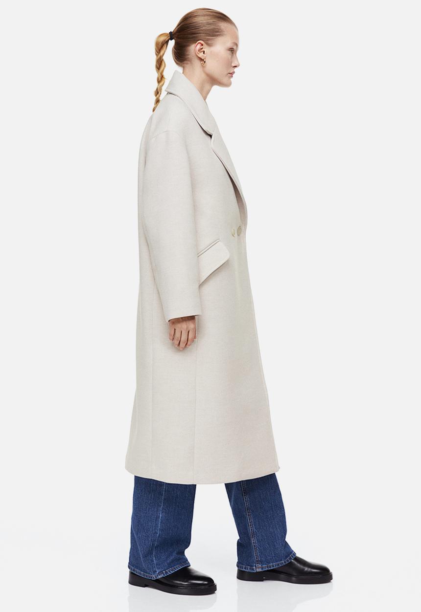 H&M - Coat - light beige