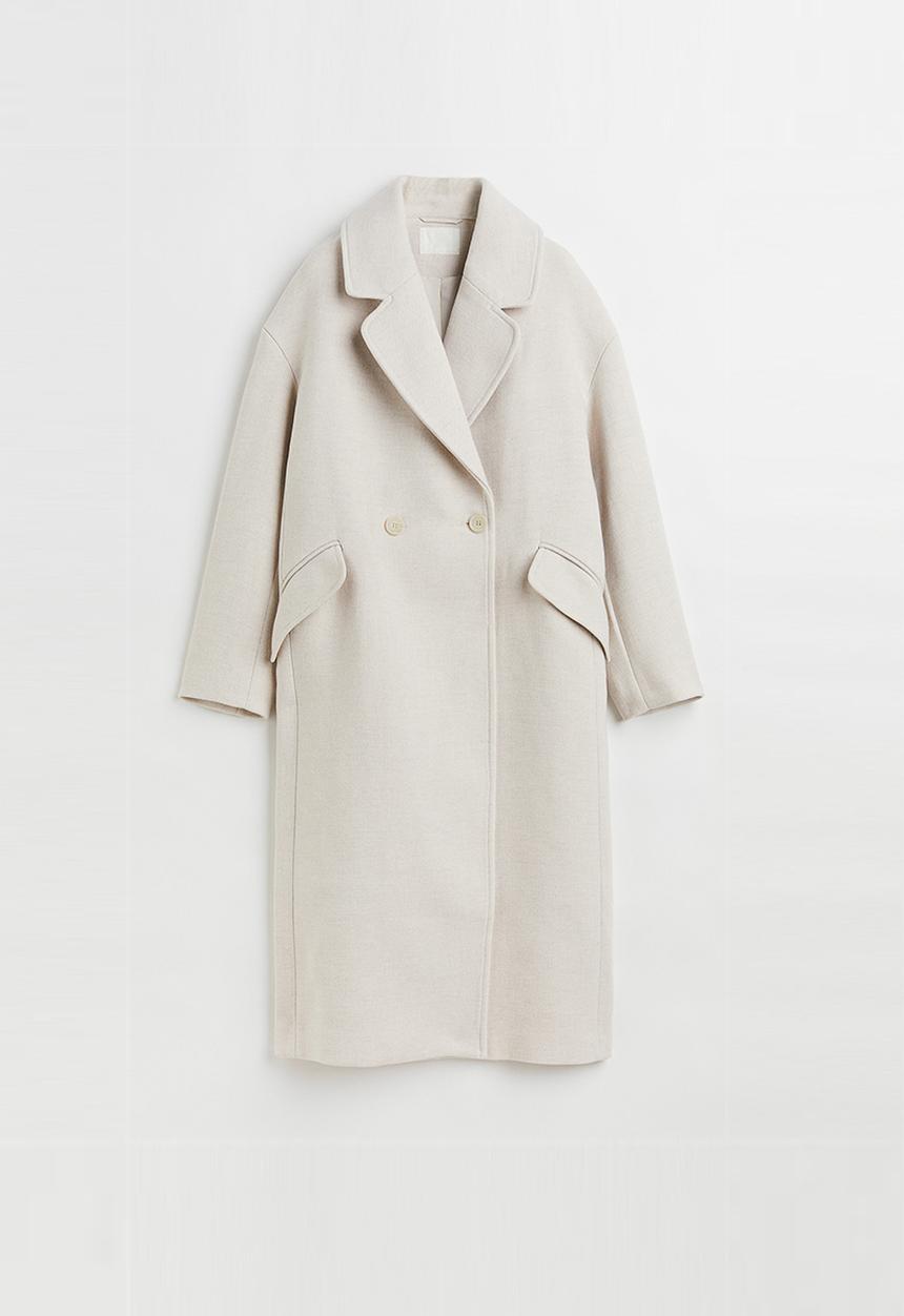 H&M - Coat - light beige