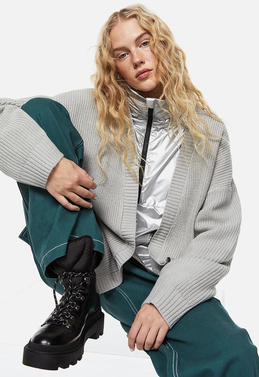 H&M - Cardigan - light grey