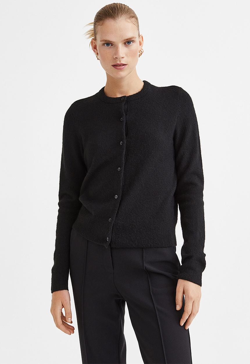 H&M - Knitted cardigan - black