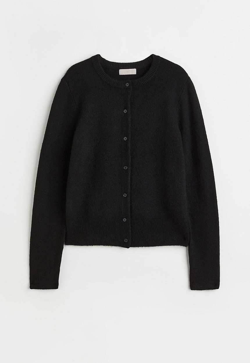 H&M - Knitted cardigan - black