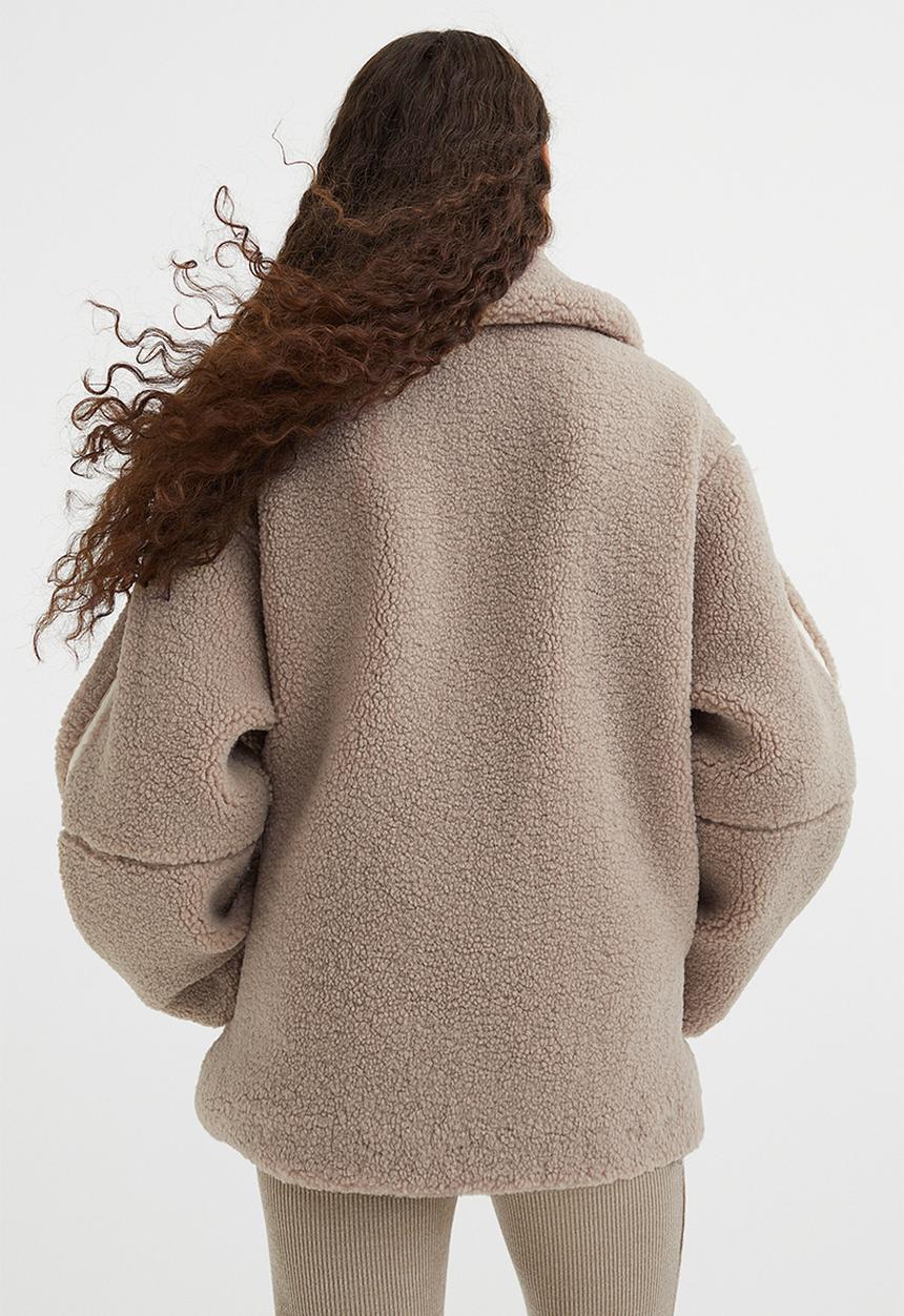 H&M - Teddy jacket - beige I