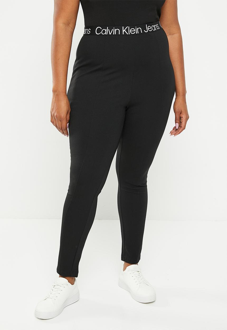 Calvin Klein - Plus High rise milano leggings - ck black