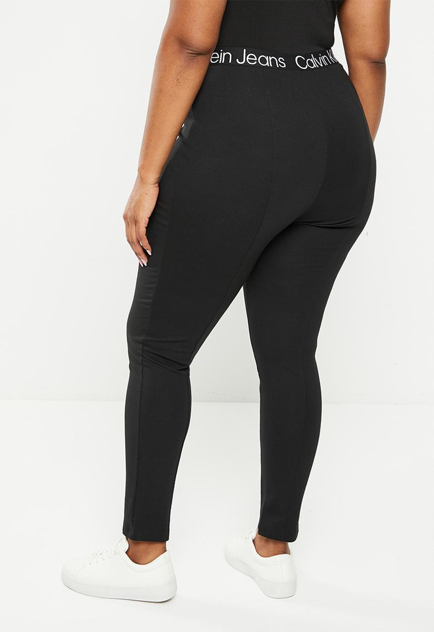 Calvin Klein - Plus High rise milano leggings - ck black
