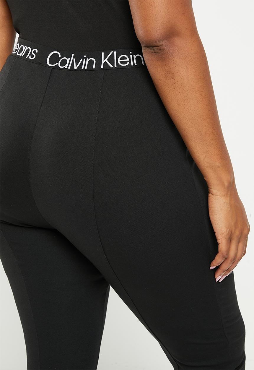 Calvin Klein - Plus High rise milano leggings - ck black