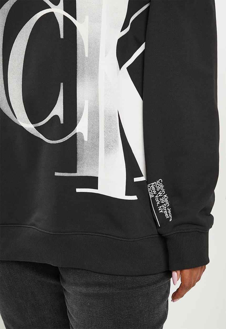 Calvin Klein - Plus lightbox sweathsirt - ck black