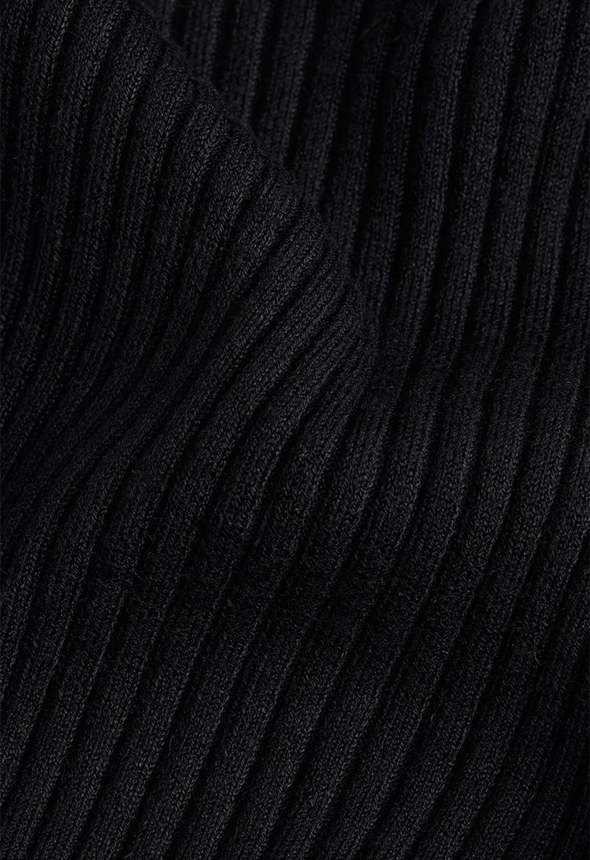 H&M - Rib-knit vest top - black
