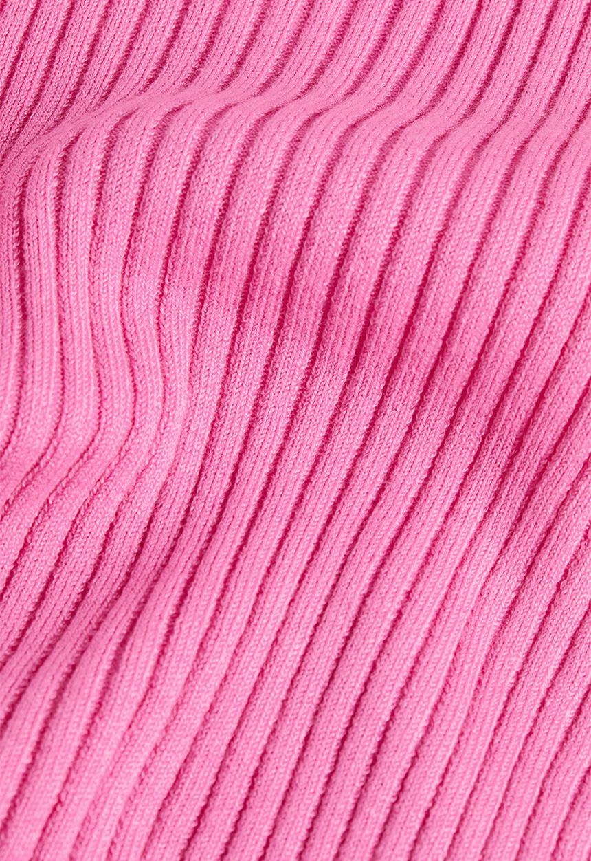 H&M - Rib-knit vest top - cerise