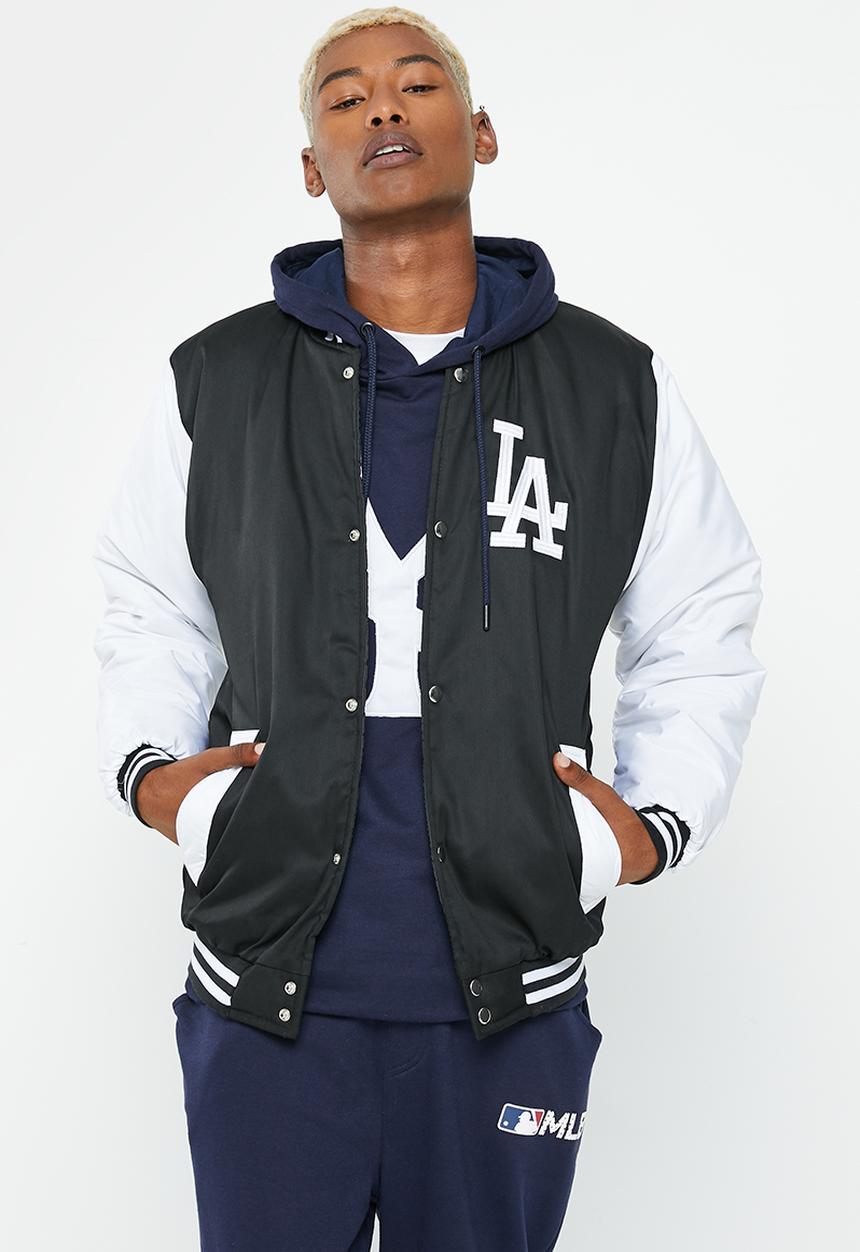 MLB - LA Dodgers Men's Pitcher Baseball Jacket - Black 