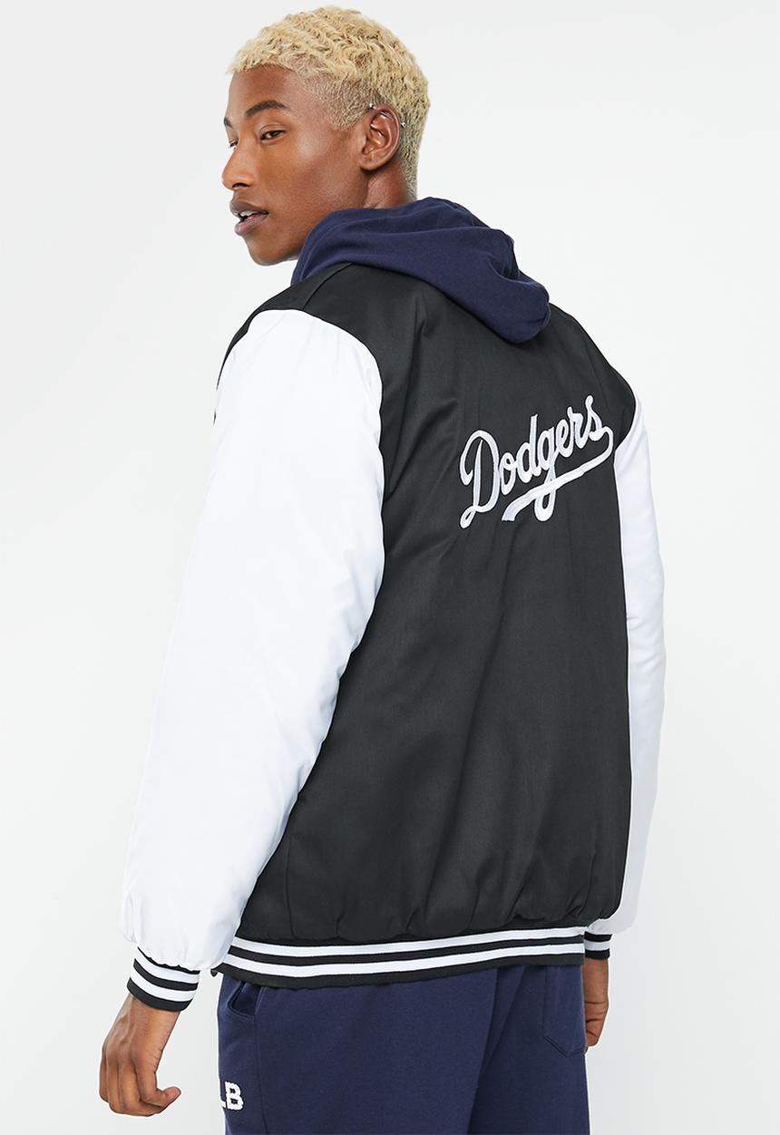 MLB - LA Dodgers Men's Pitcher Baseball Jacket - Black 