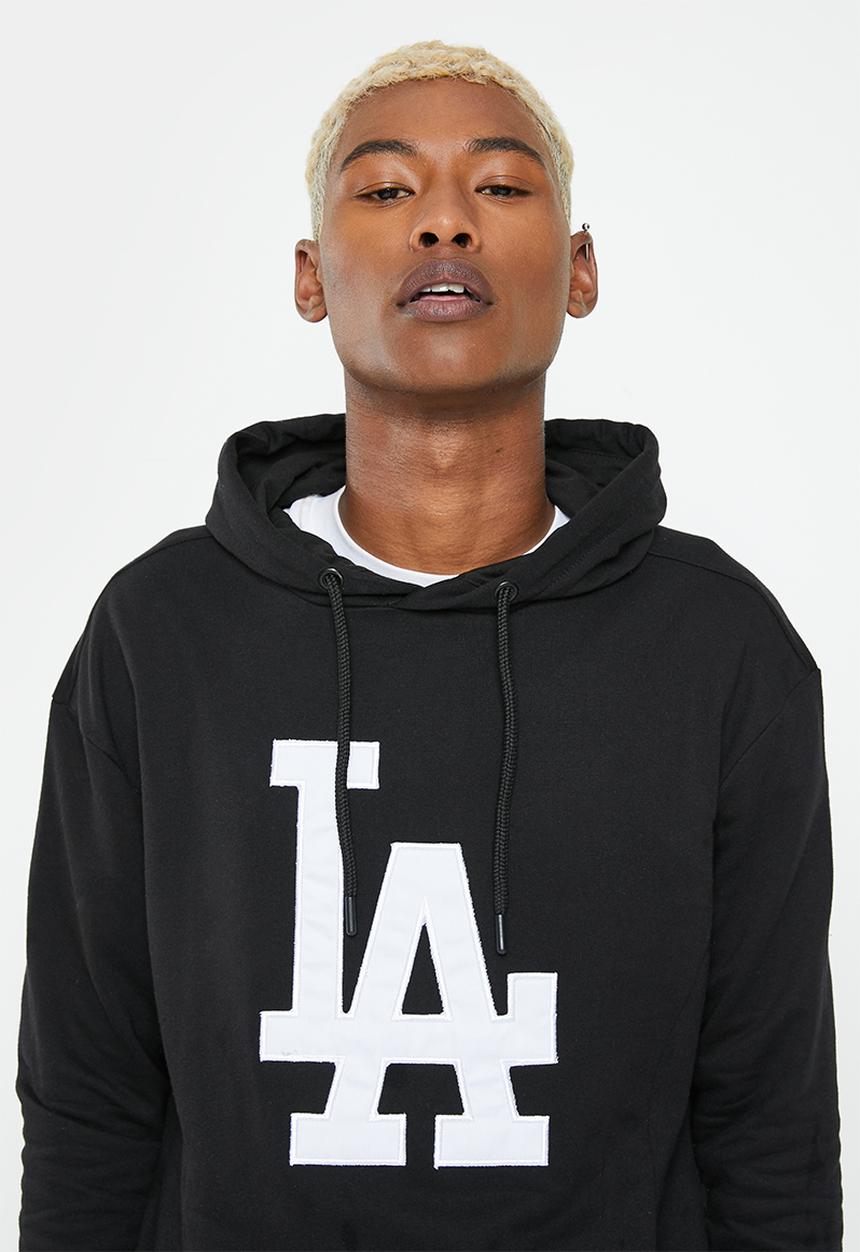 MLB - LA Dodgers Men's Forward Hoodie - Black 