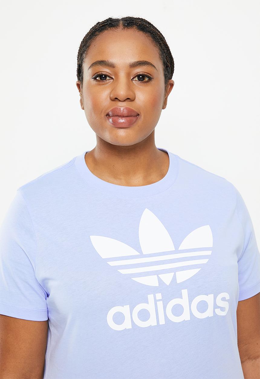adidas Originals - Plus trefoil tee - blue dawn