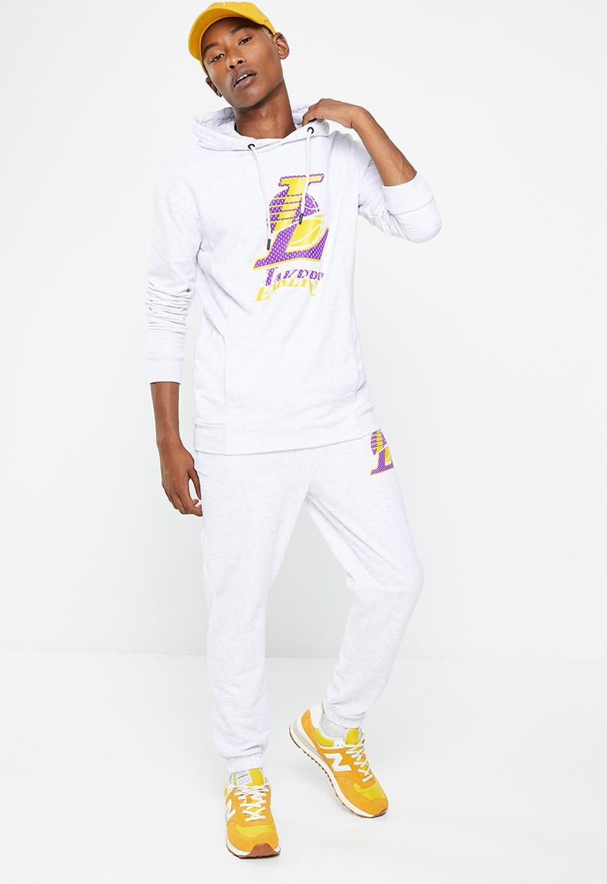 NBA - LA Lakers transition hoodie - ice melange
