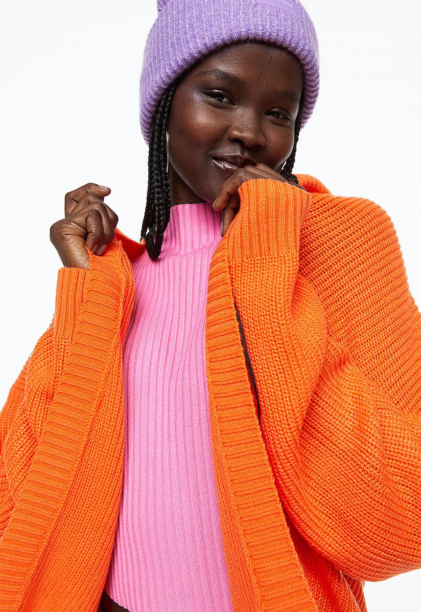 H&M - Cardigan - orange