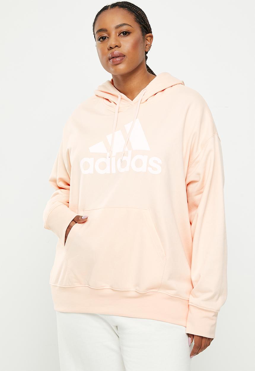 adidas Performance - Plus w bl ov hoodie - wonder quartz/white