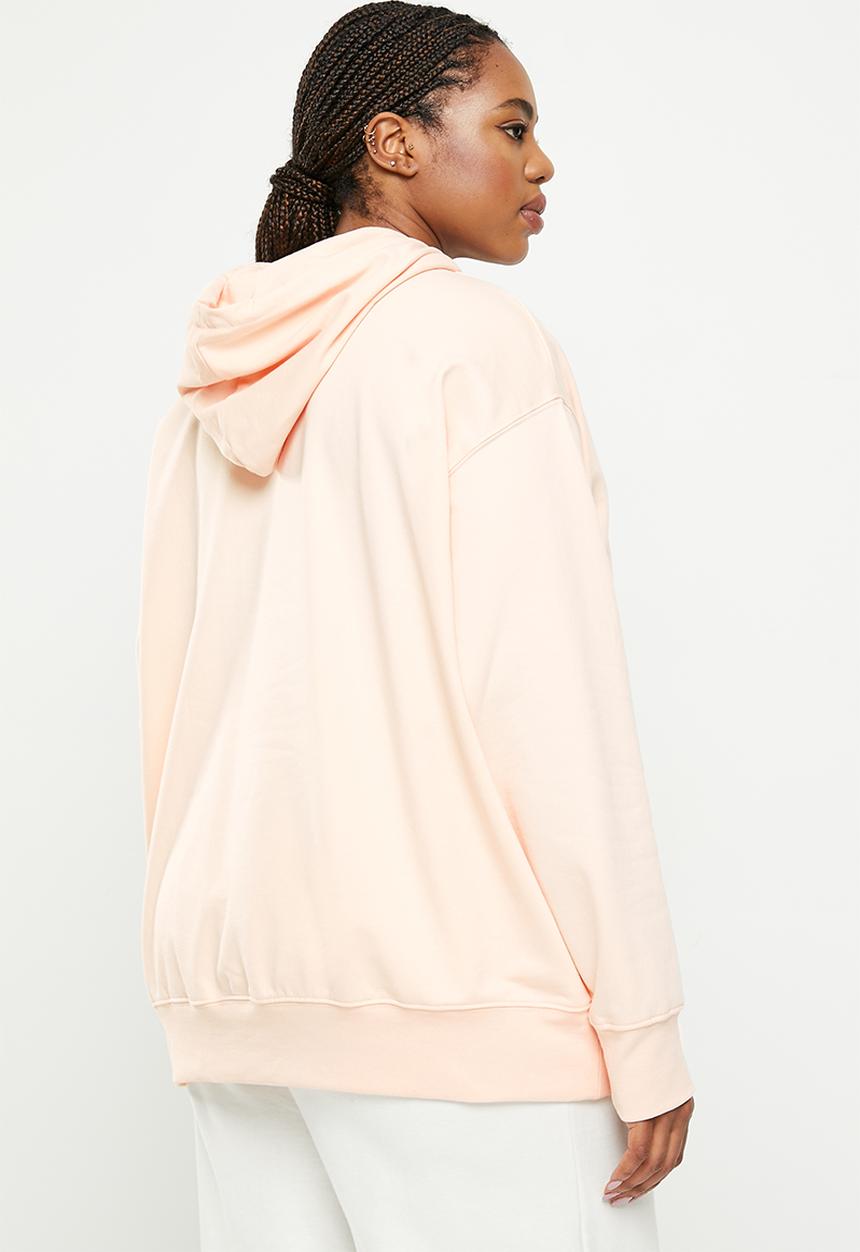 adidas Performance - Plus w bl ov hoodie - wonder quartz/white