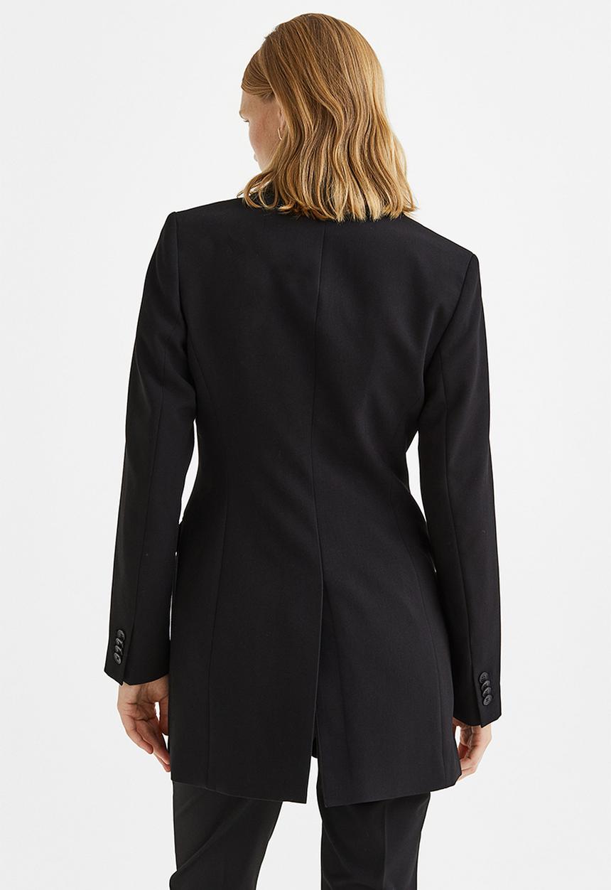 H&M - Single-breasted blazer - black