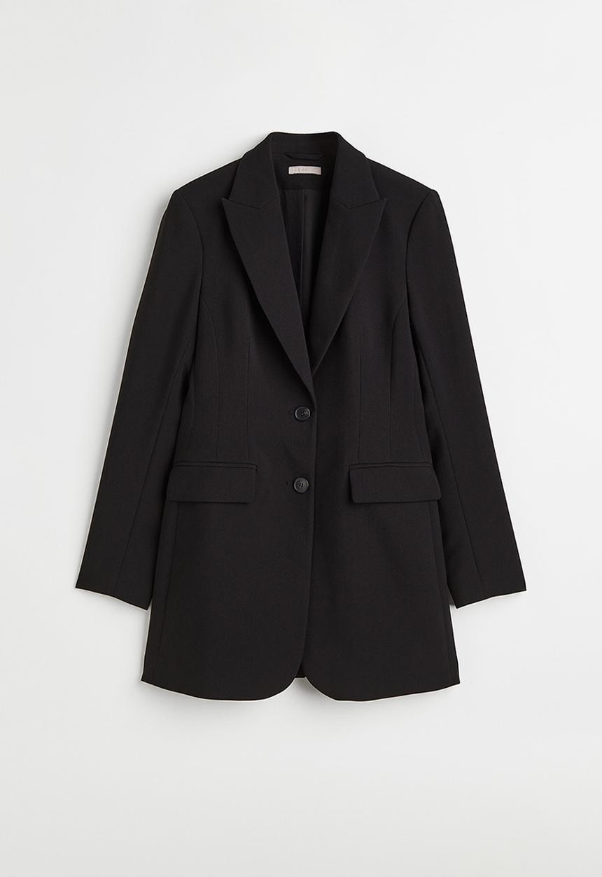 H&M - Single-breasted blazer - black