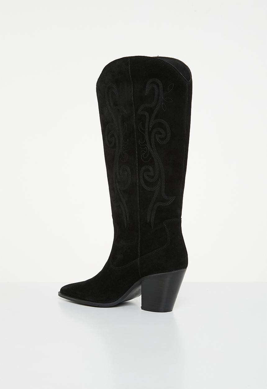 MANGO - Ute western boot - black