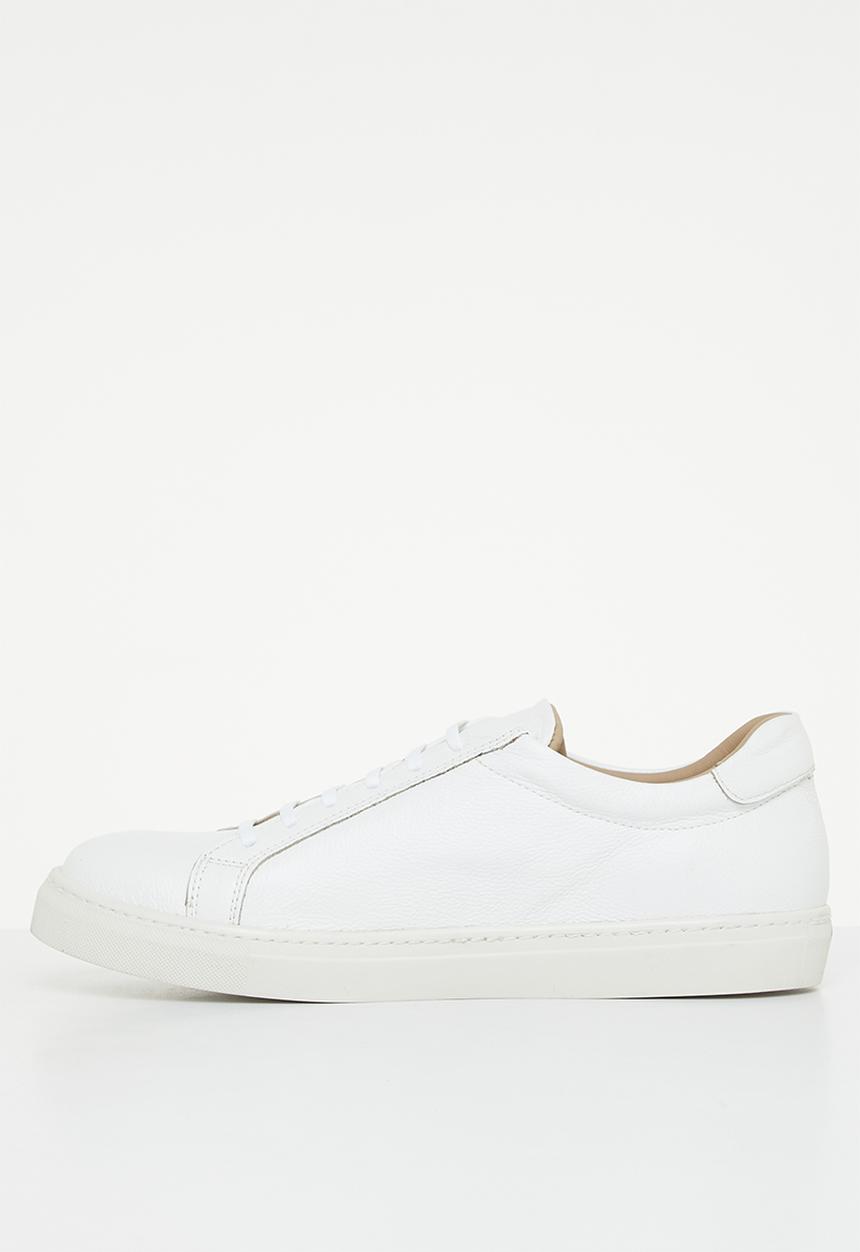 POLO - Classic polo leather sneaker - white