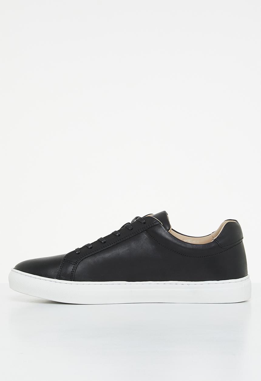 POLO - Classic leather sneaker - black