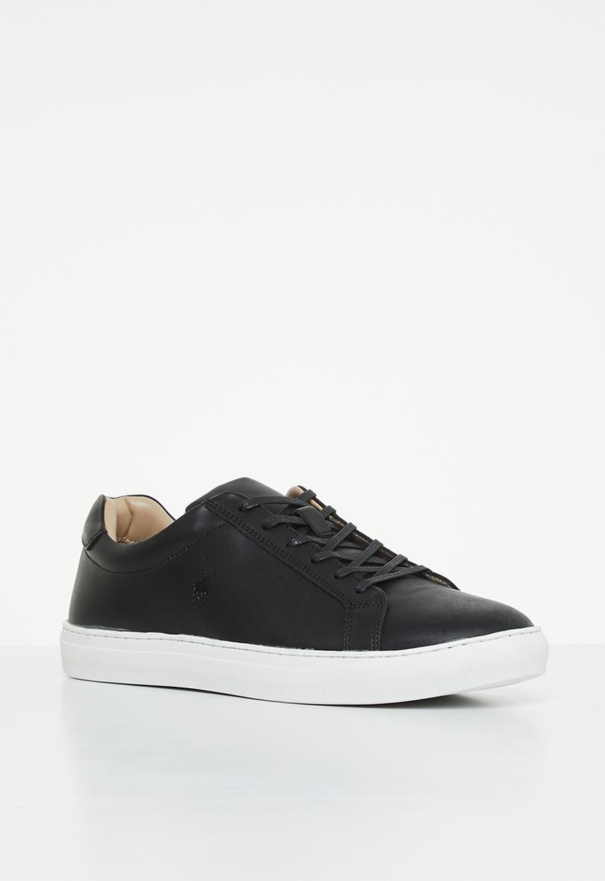 POLO - Classic leather sneaker - black