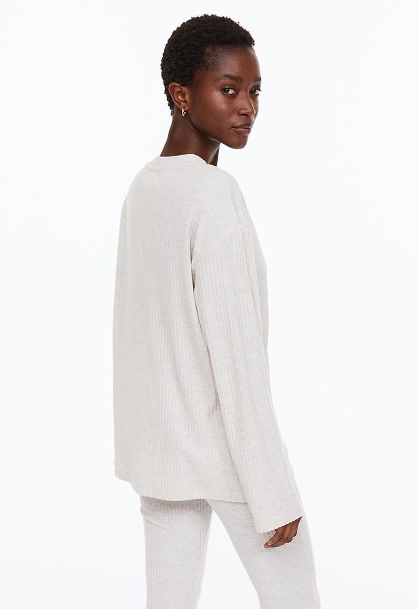 H&M - Ribbed jumper - light beige