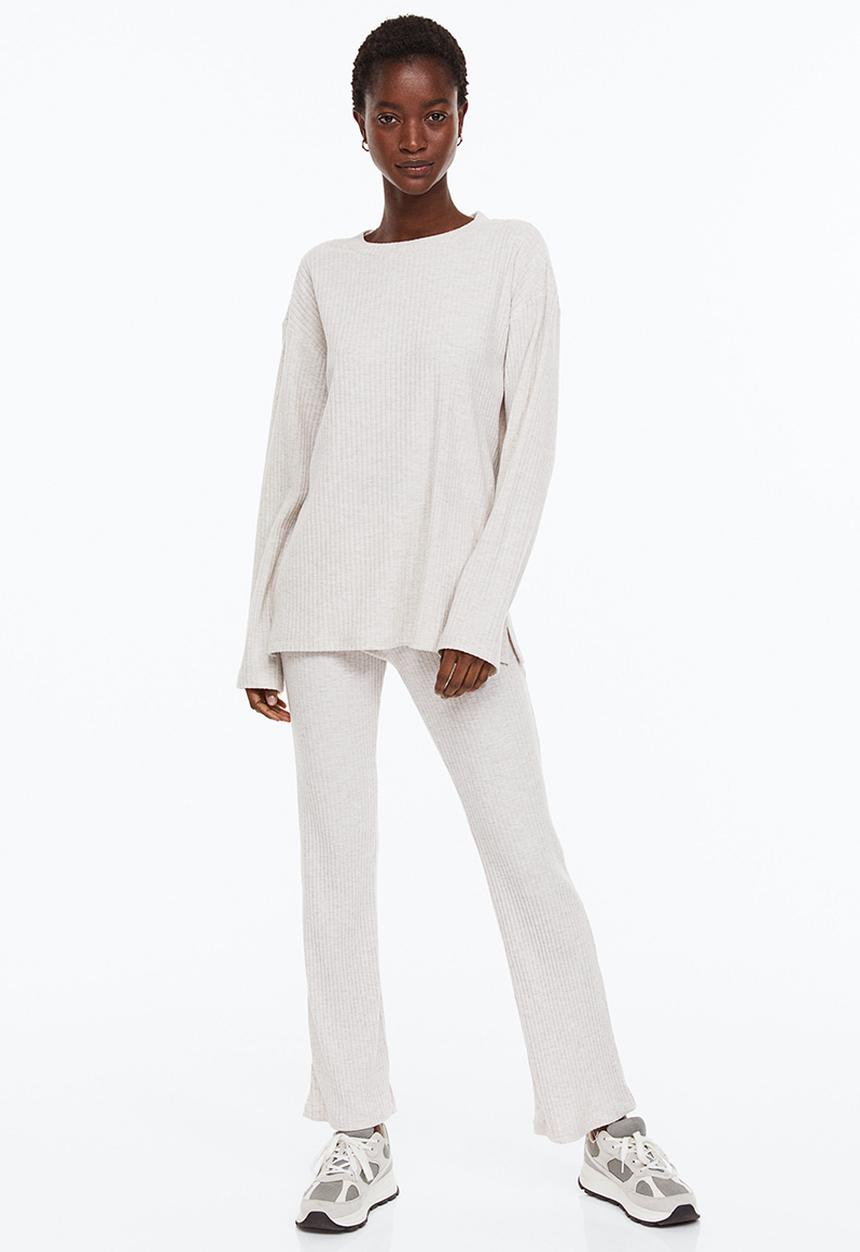 H&M - Ribbed jumper - light beige