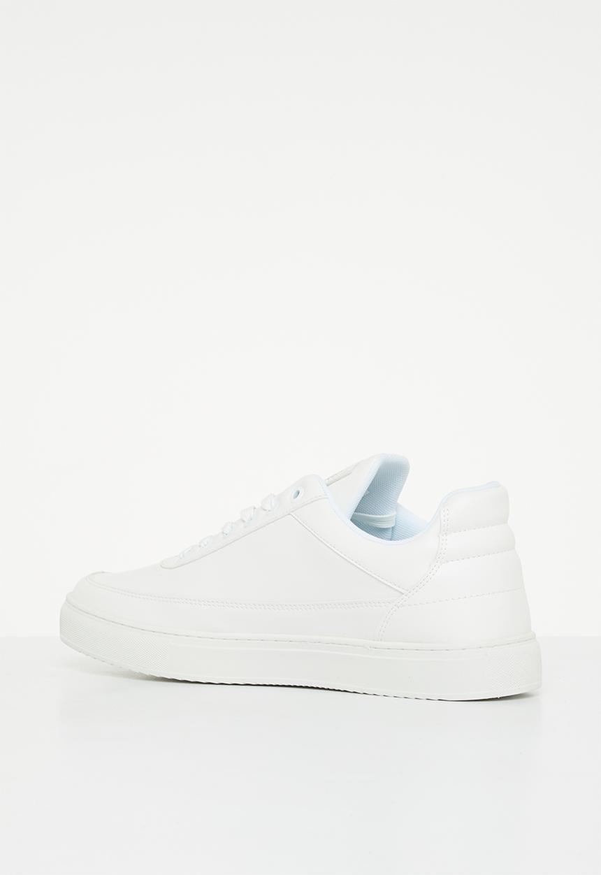 POLO - Crest pu sneaker - white