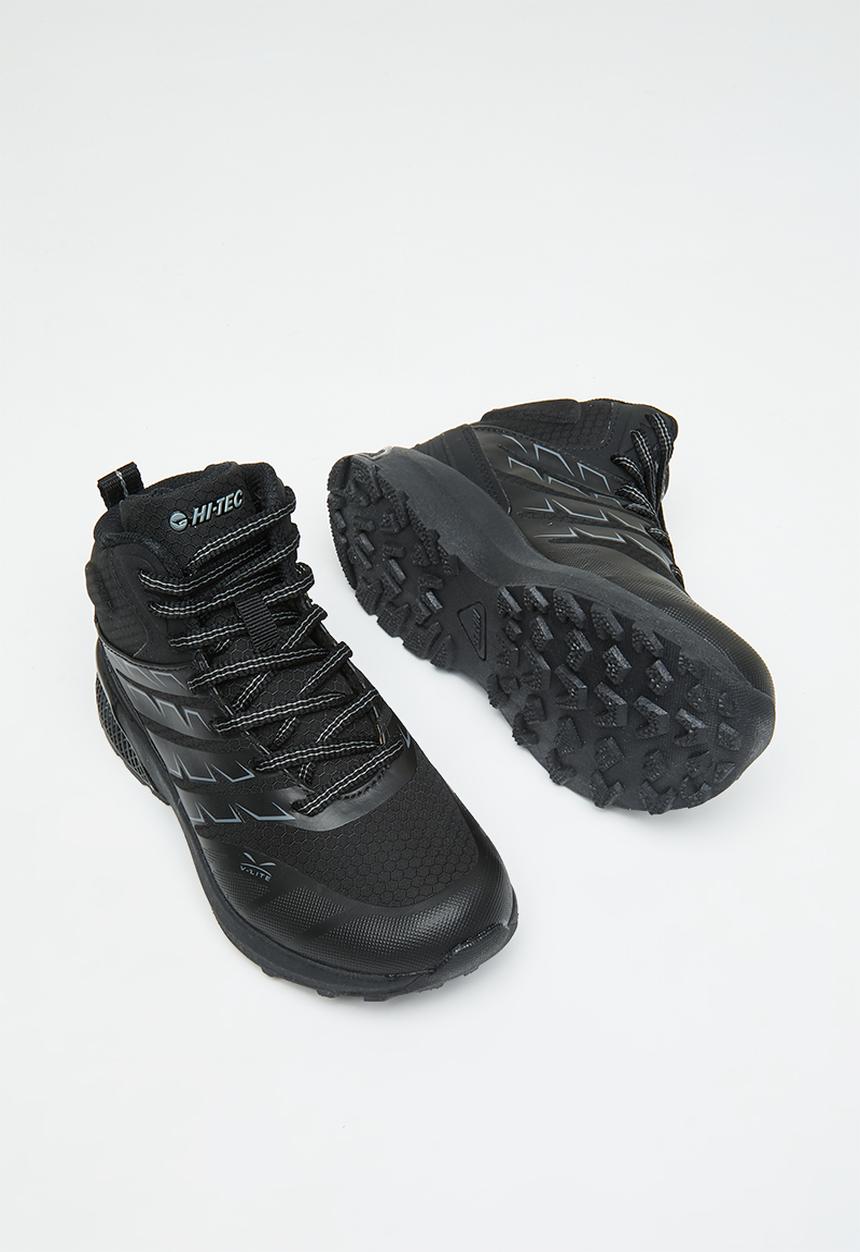 Hi-Tec - Trail pro mid junior - black & silver