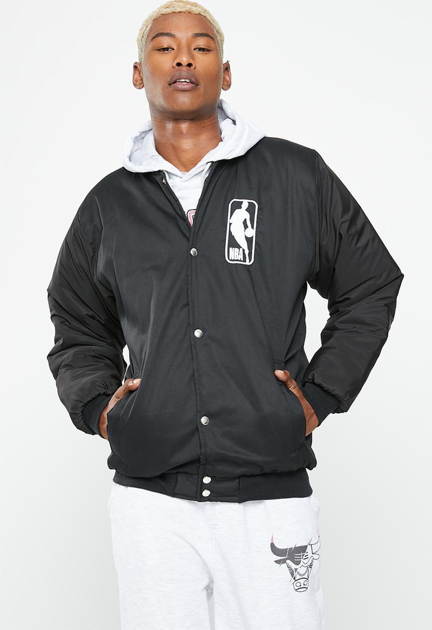 NBA - NBA letterman jacket - black