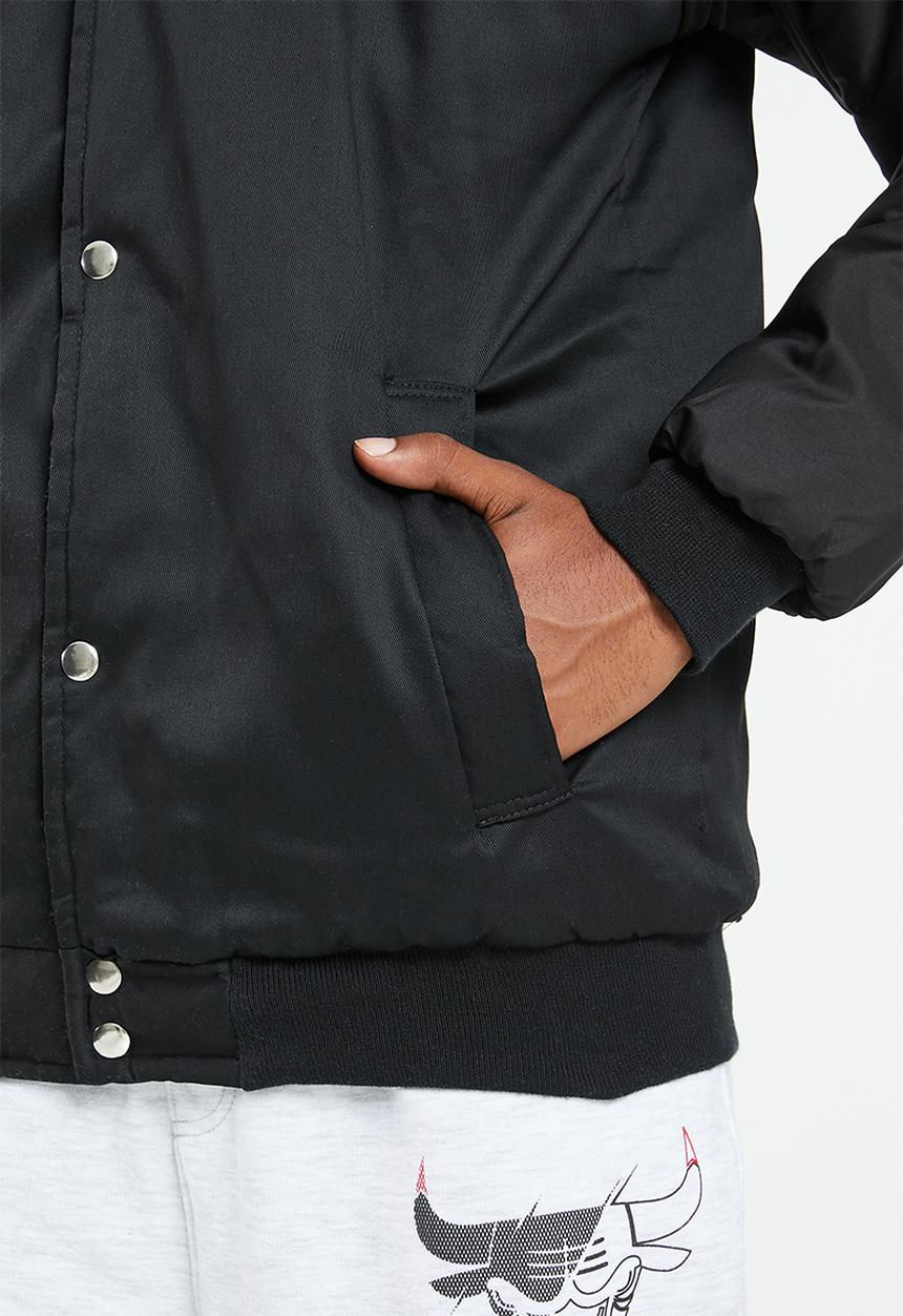 NBA - NBA letterman jacket - black
