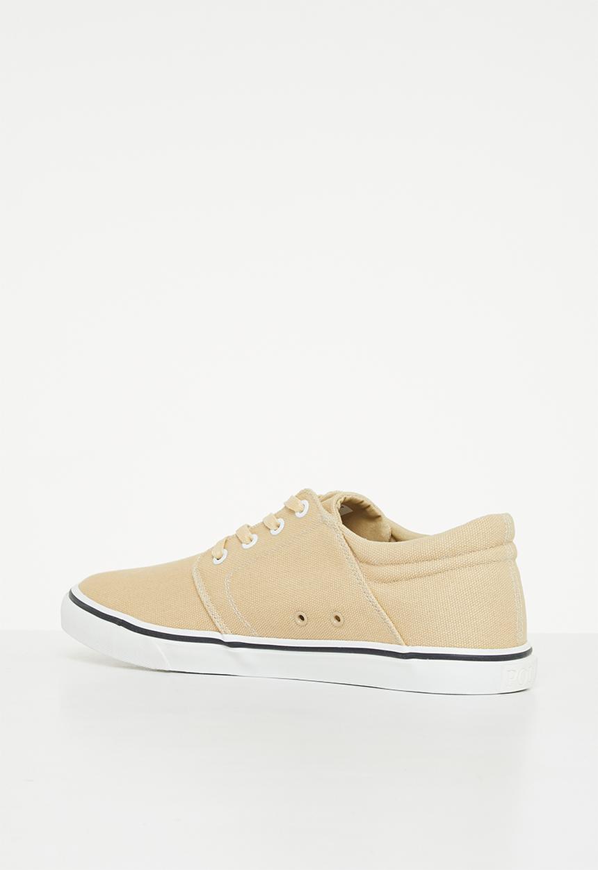 POLO - Classic canvas sneakers - stone