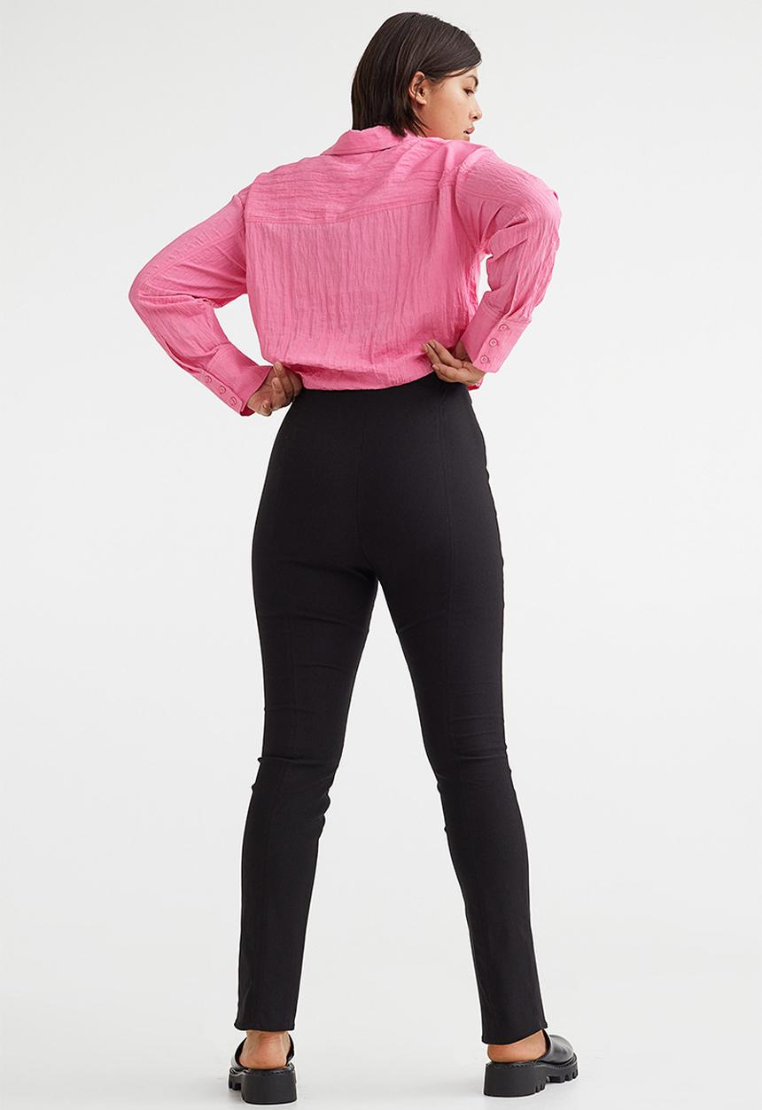 H&M - Slim trousers - black