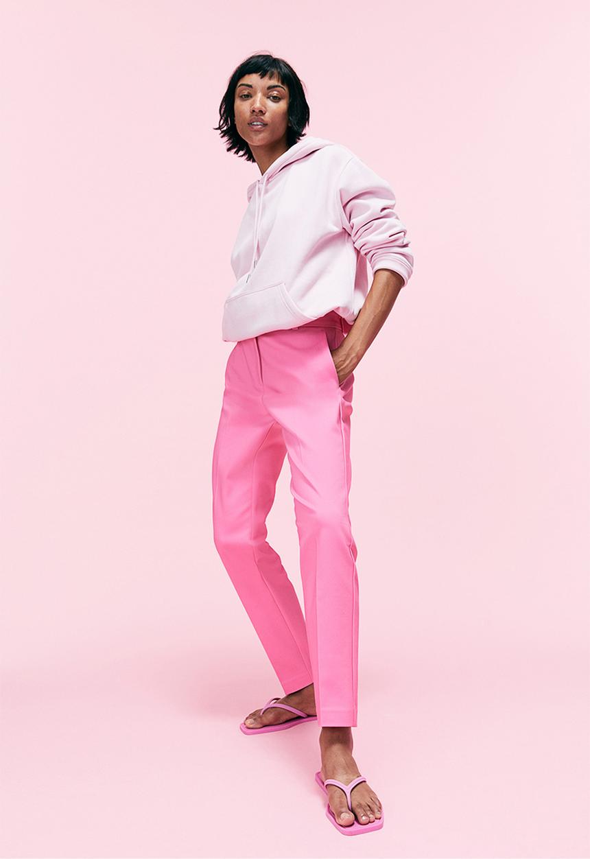 H&M - Cigarette trousers - pink