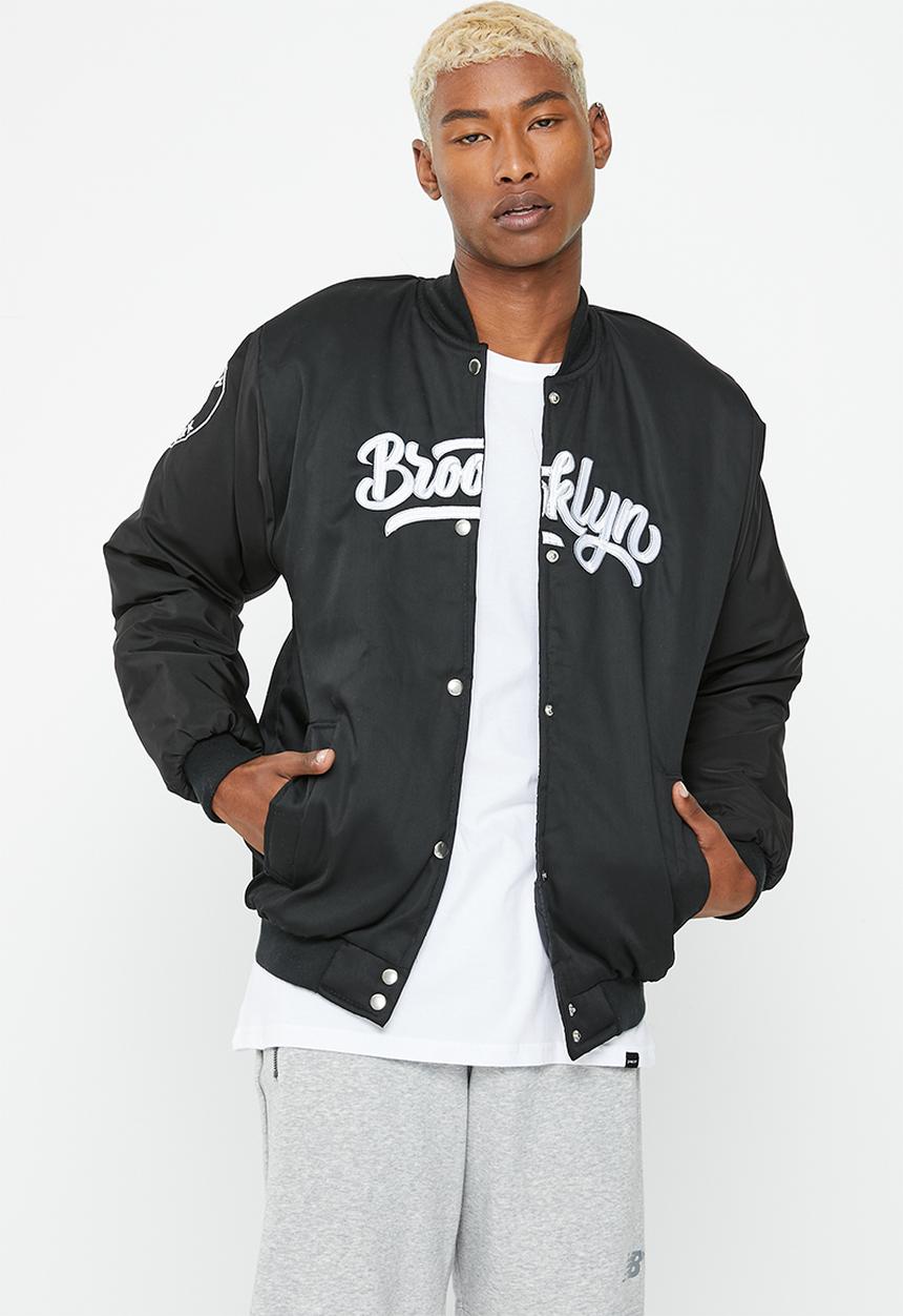 NBA - Brooklyn Nets courtside track top - black