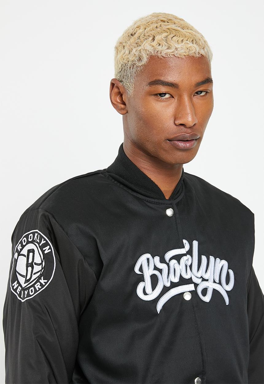 NBA - Brooklyn Nets courtside track top - black