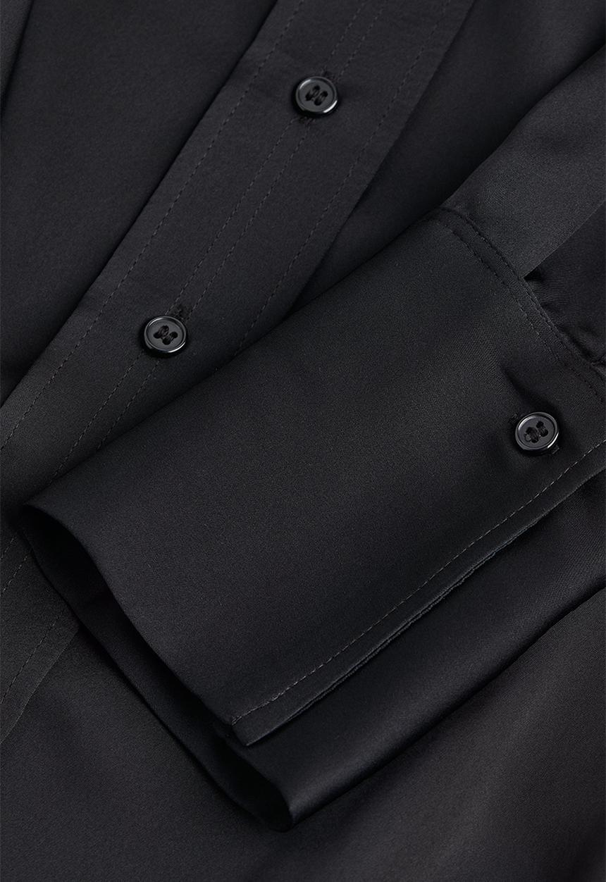 H&M - Oversized shirt - black