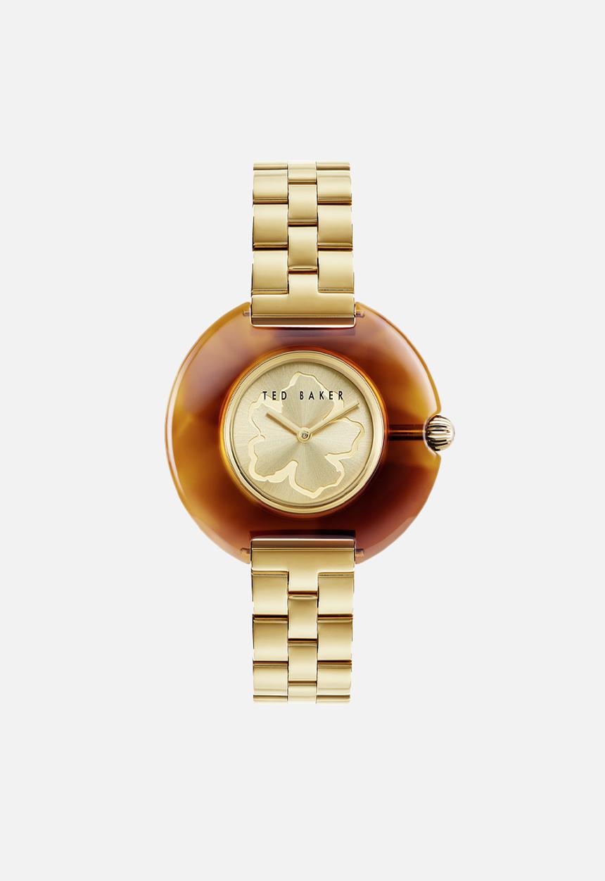 Ted Baker - Acetate case gold dial sst - yellow gold bracelet