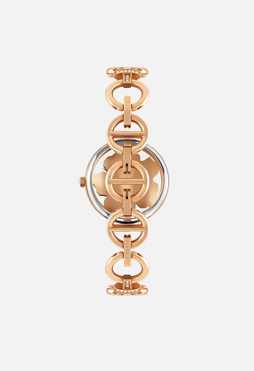 Ted Baker - Recycled sst rose gold case pink magnolia dial sst - rose gold chain