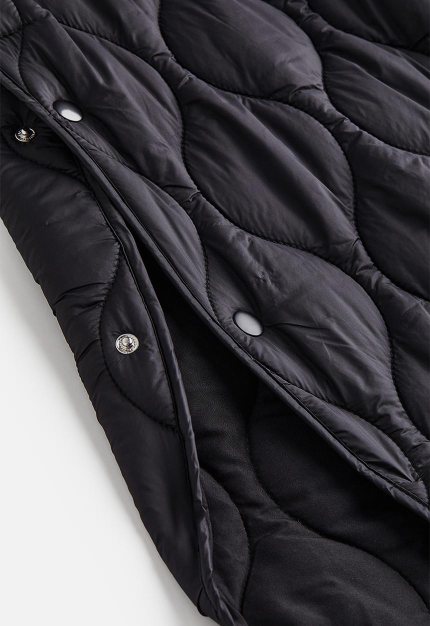 H&M - Quilted coat - black