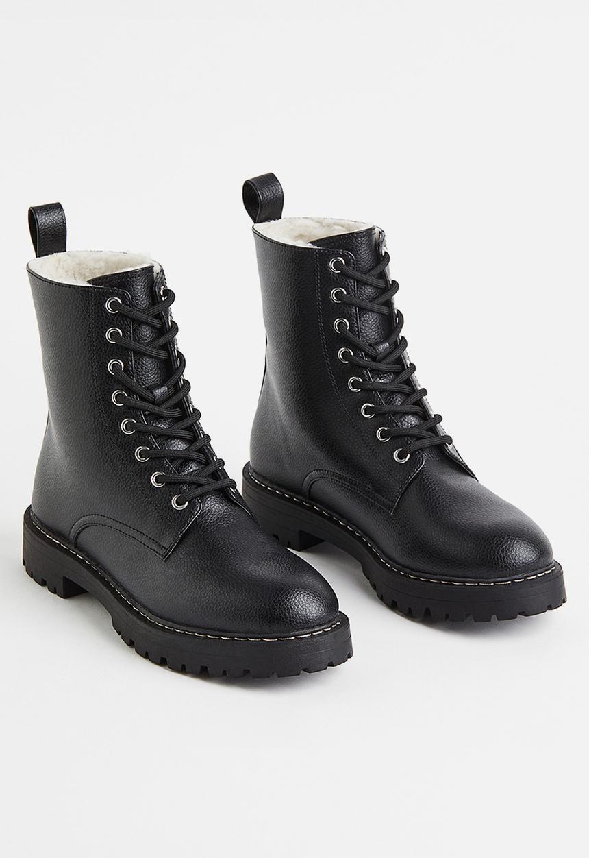 H&M - Warm-lined boots - black