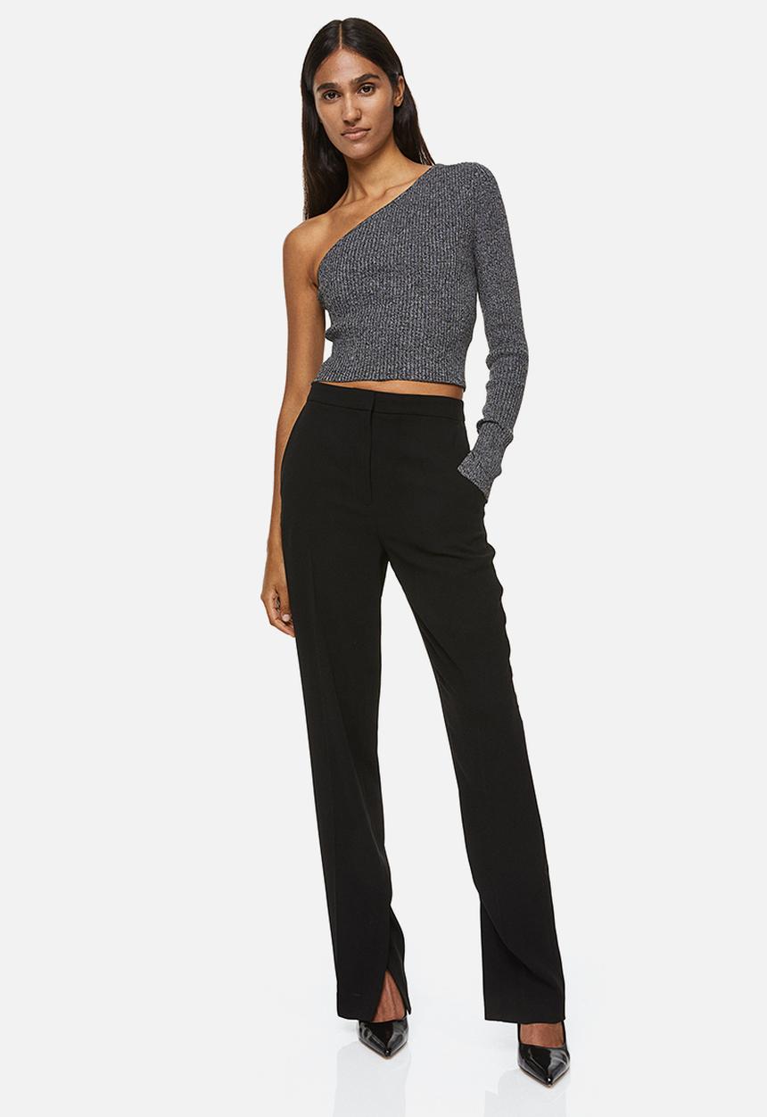 H&M - Tailored trousers - black