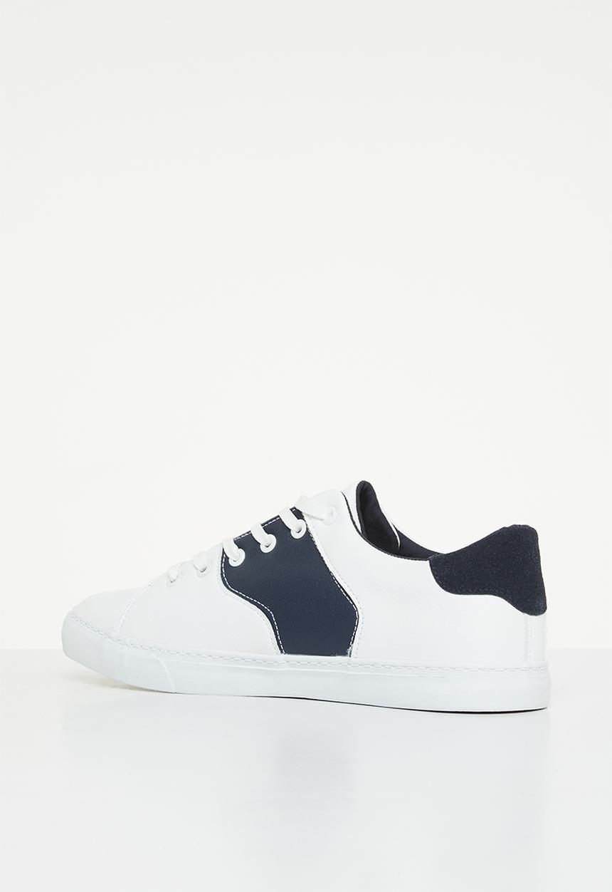 POLO - Side flash pu sneaker - navy