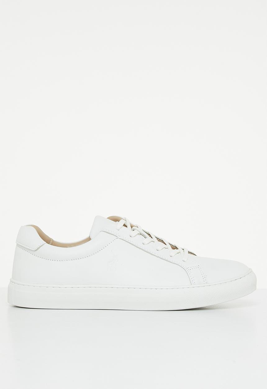 POLO - Classic leather sneaker - white