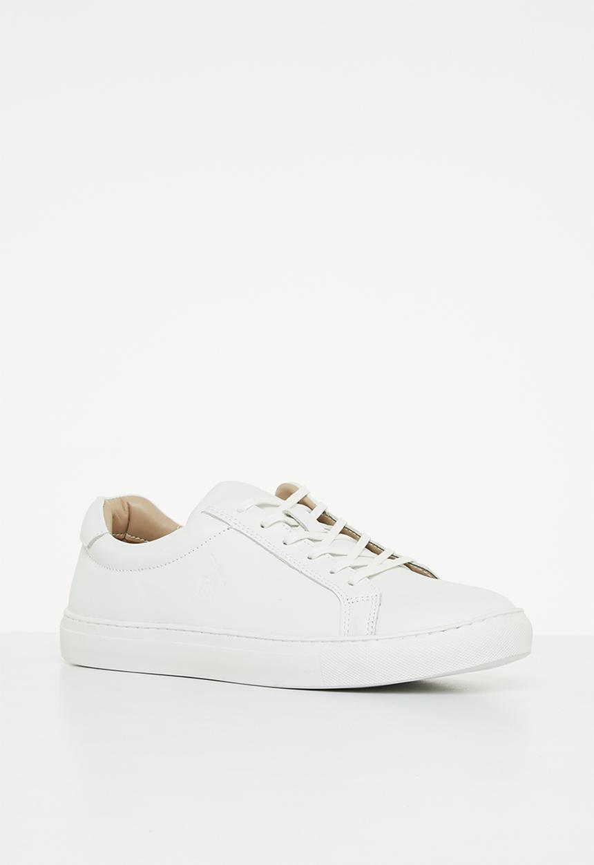POLO - Classic leather sneaker - white