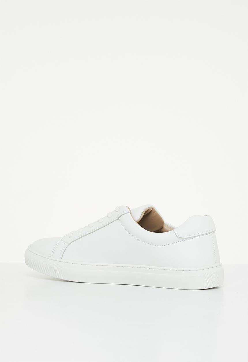 POLO - Classic leather sneaker - white