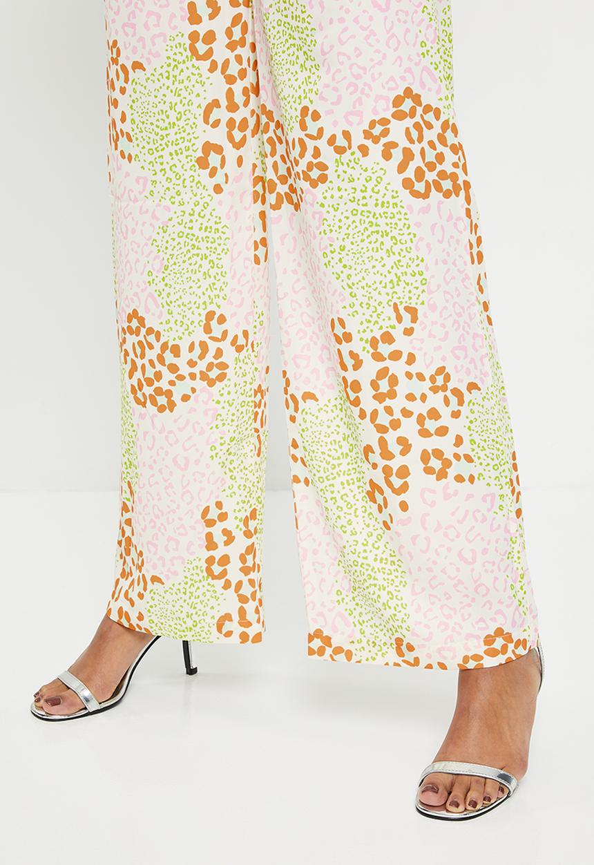 Glamorous - Wide leg pants - leopard multi
